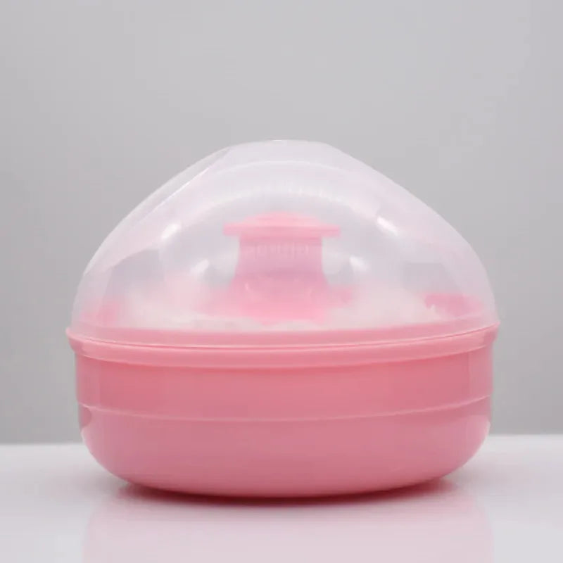 High Quality Powder Puff Set with Case, Sponge Puff for Face & Body Loose Powder
