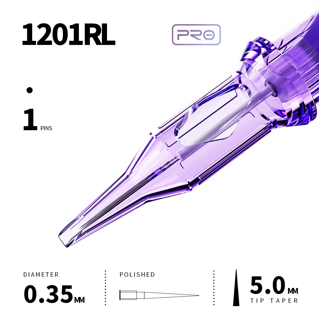 Mast Pro Tattoo Cartridge Needles PMU 1RL 3RL Precision for Tattoo Permanent Makeup Micropigmentation Eyelinver Lips Eyebrows