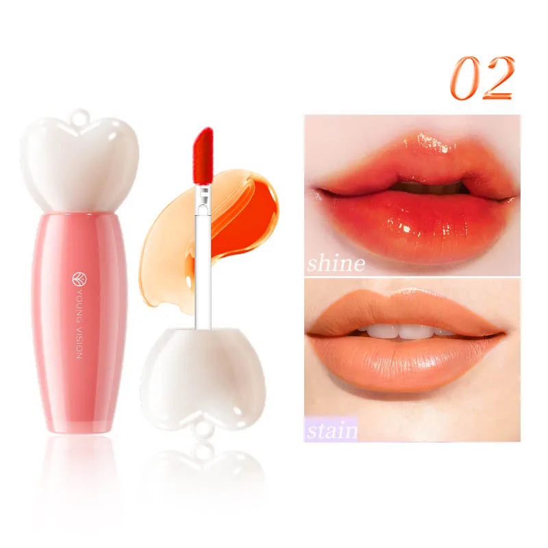 Lip Dye Liquid Lip Glaze Cute Waterproof Non-Stick Liquid Lipstick 6 Colors Available