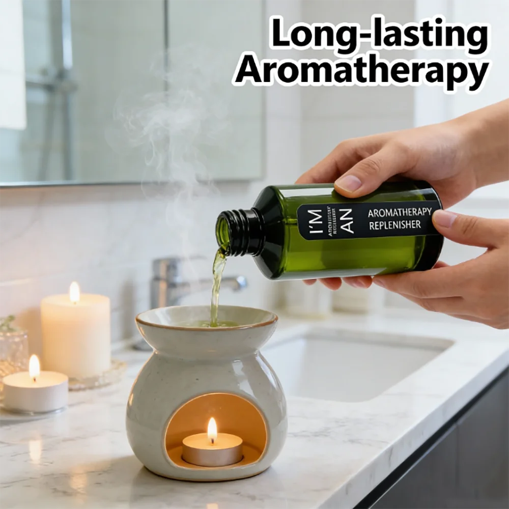 500ML Lasting Flameless Hotel Hilton Marriott White Tea Aromatherapy Refill Essential Oil for humidifier Fresh Air Aroma Machine