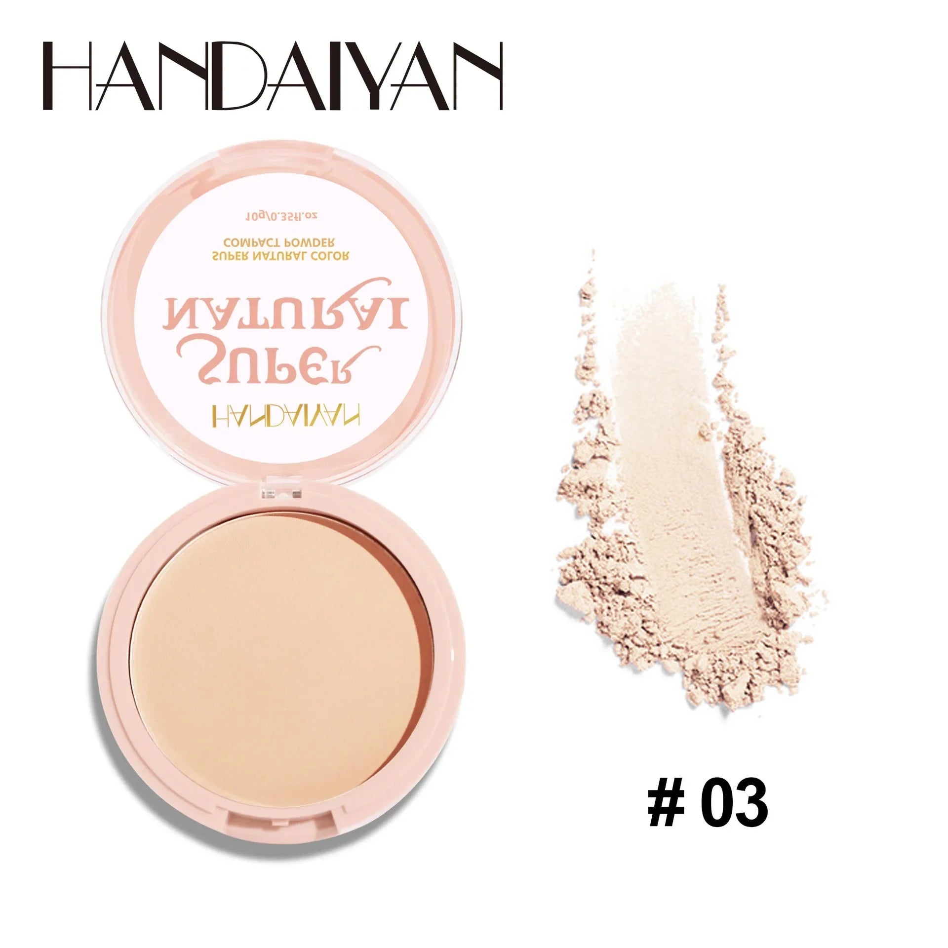 8 Color Matte Face Pressed Powder 24 Hours Oil Control Natural Setting Powder Foundation Full Coverage Waterproof Lasting Makeup