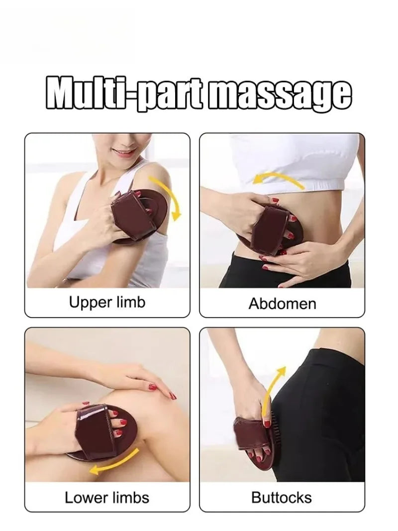 Universal Silicone Meridian Slimming Brush Leg Massage Tool Five Elements Dredging Body Beauty Health Care Scraping Equipment