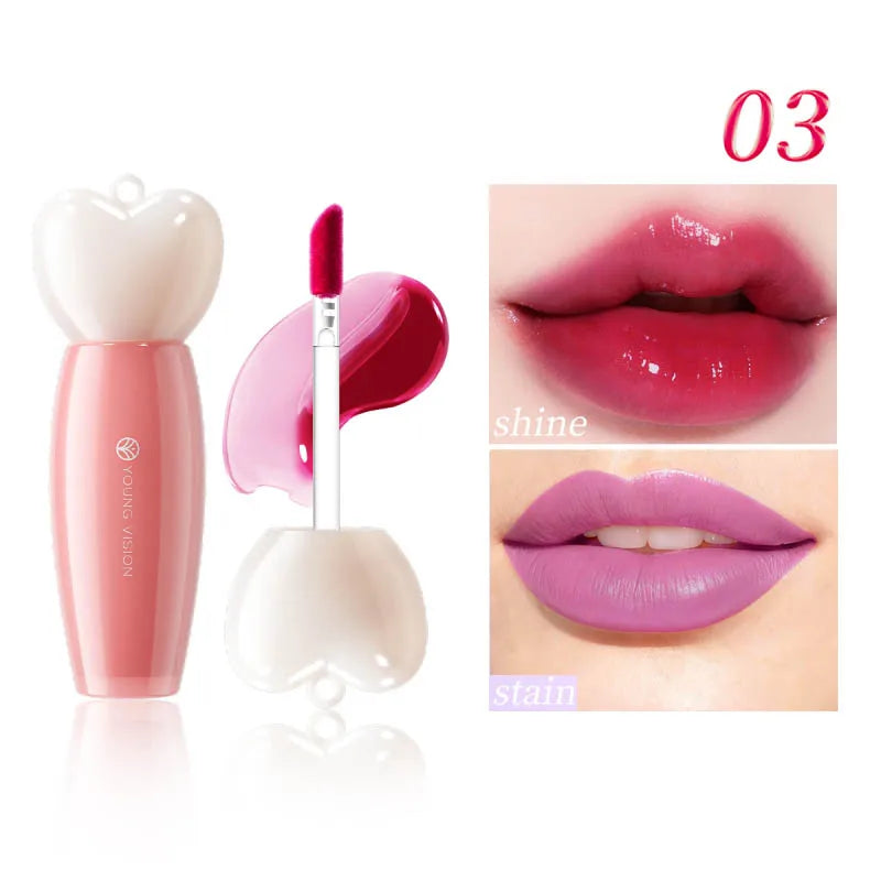 Lip Dye Liquid Lip Glaze Cute Waterproof Non-Stick Liquid Lipstick 6 Colors Available