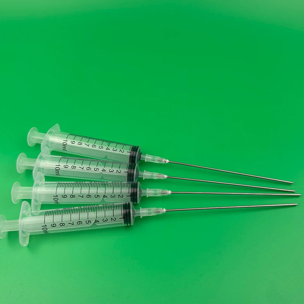 4pcs Add The Ink Tool 10ML Syringe Inkjet For Epson Canon Brother Hp Refilling Ink CISS Ink Cartridges With 10cm Long Needle