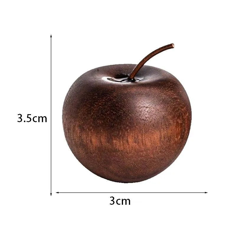 3/1Pcs Wooden Apple Shaped Essential Oil Diffuser Fragrance Diffuser Suitable For Home Bathroom Car Decoration