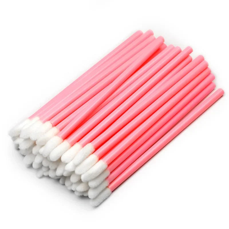 500PCS Disposable Lip Wands Lip Brush Applicators - For Lipstick Gloss - Professional Makeup Tools Wholesale Kit  makeup brushes