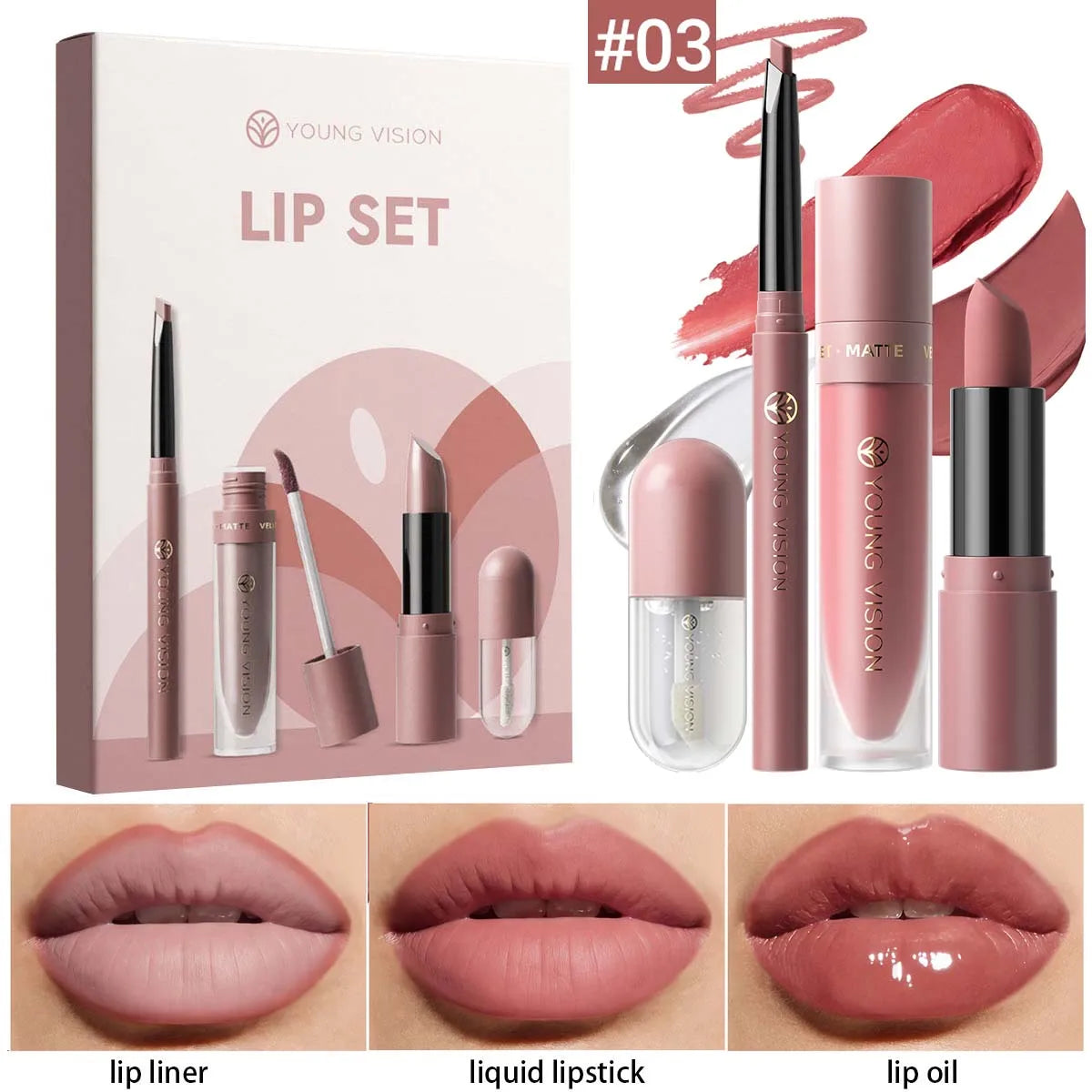 4pcs/10pcs/set Nude Lip Gloss Matte Velvet Lipstick Waterproof Long-lasting  Liquid Lipstick Women Moist Lip Tint