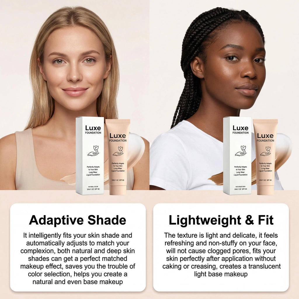 SPF 50 Color Changing Foundation Self Adjusting Adapt Skin Tone Conceal Face Fine Flaws Natural Invisible Skin Pores Makeup Base