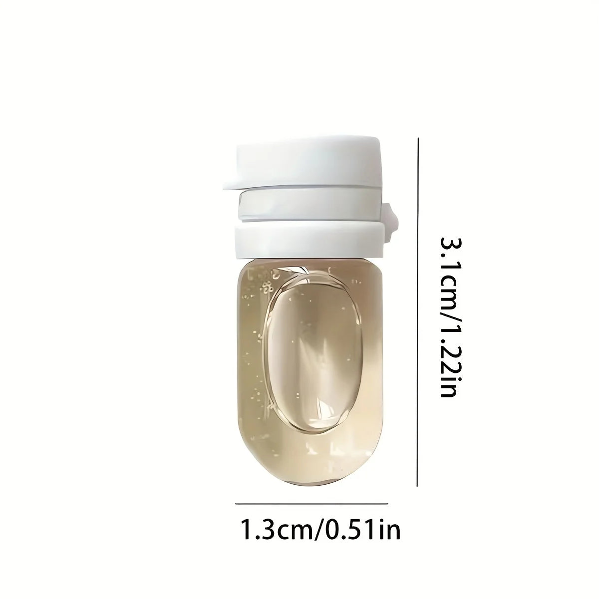 10pcs Clear Leak-Proof Travel Bottle for Makeup Remover & Lotion, Portable Dispenser with Flip-Top Essence Bottled Separately