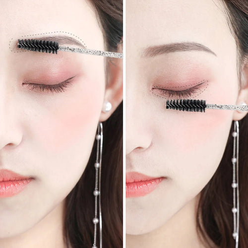 100Pcs Disposable Eyelash Brushes Spoolie Mascara Wands For Eyelash Extension Household Salon Cosmetic Supply