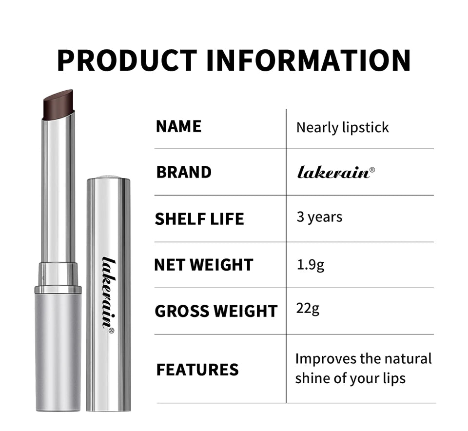 Lakerain Colorless Nearly Lip Balm Lipstick Long Lasting Hygienic Moisturizing Lips Plumper Nourish Makeup Lip Care Cosmetics