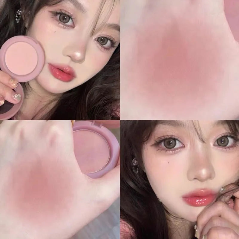 HERORANGE Creamy Blush Soft Matte Natural Color Long Lasting Daily Cheek Makeup For Women