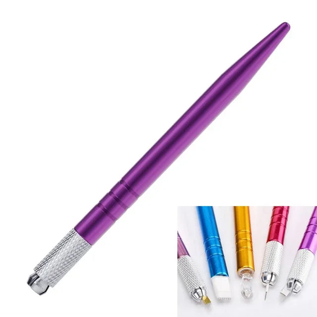 1pcs Manual Tattoo Pen Permanent Makeup Machine Microblading Pen for Lip Tattoo and Eyebrow Tattoo Tebori Pen for Tattoo Artist
