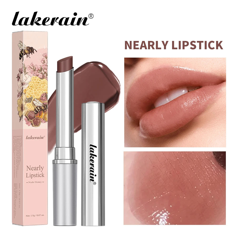Lakerain Colorless Nearly Lip Balm Lipstick Long Lasting Hygienic Moisturizing Lips Plumper Nourish Makeup Lip Care Cosmetics