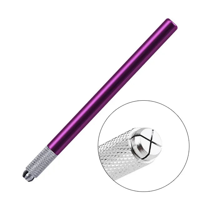 1pcs Manual Tattoo Pen Permanent Makeup Machine Microblading Pen for Lip Tattoo and Eyebrow Tattoo Tebori Pen for Tattoo Artist