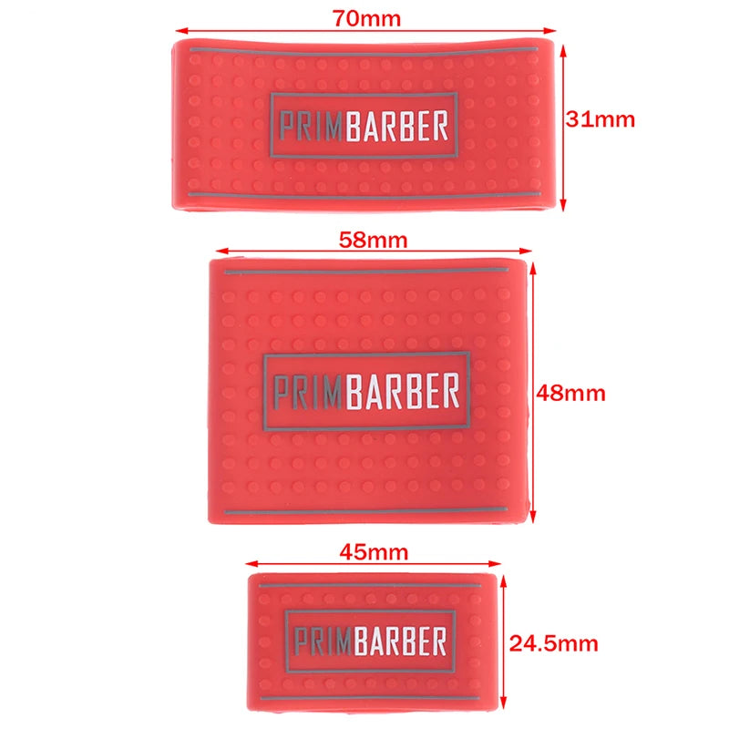 3Pcs  Professional Barber Clipper Grip Non Slip Barber Clipper Bands Resistance Barber Sleeve Barber Hair Clipper Holder Tools