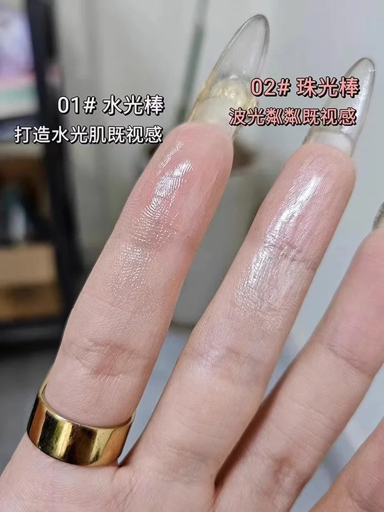 High Gloss Stick Highlighter Blush Water Light Shimmer Waterproof Face Contour Illuminator Brighten Contouring Rouge