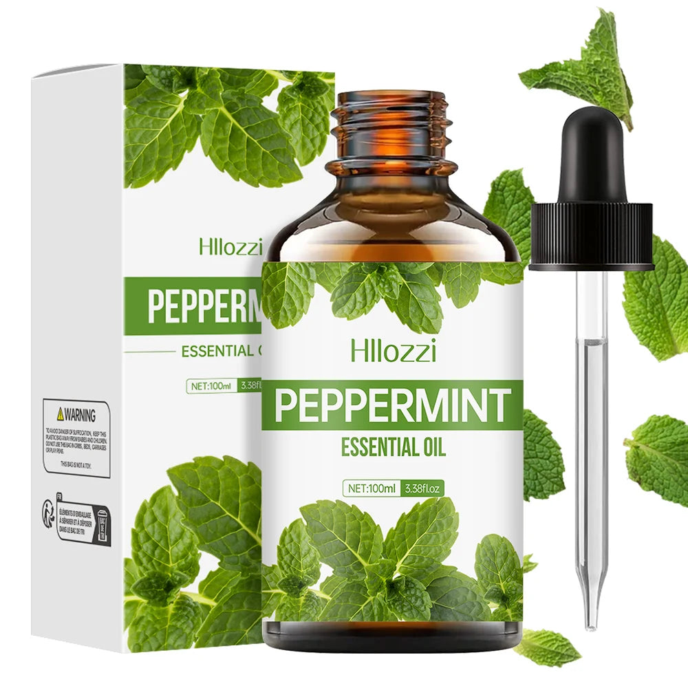 100ml/60ml/30mlPeppermint essential oil hydrating multifunctional essential oil aromatherapy candle car diffuser