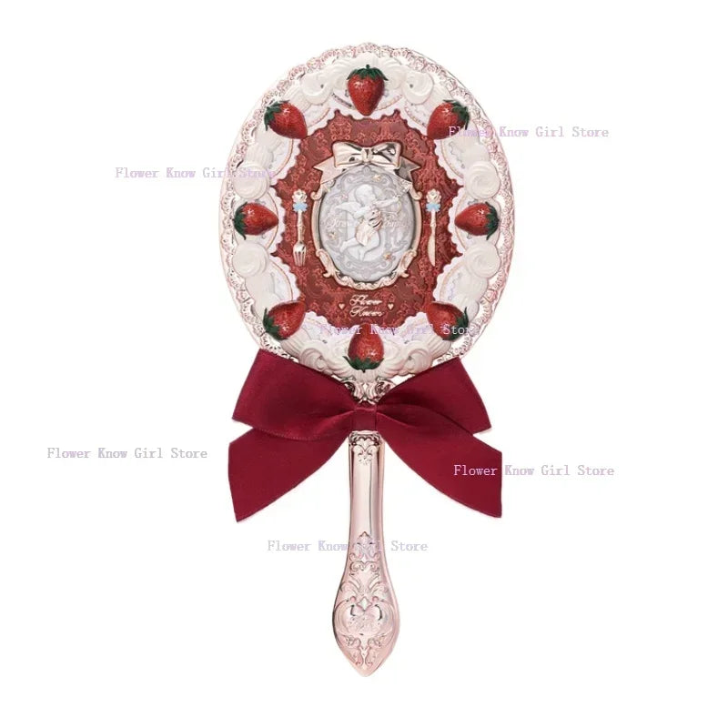 Flower  Knows Strawberry Cupid Hand Mirror Flowerknows Makeup Mirrors Vintage Mirror