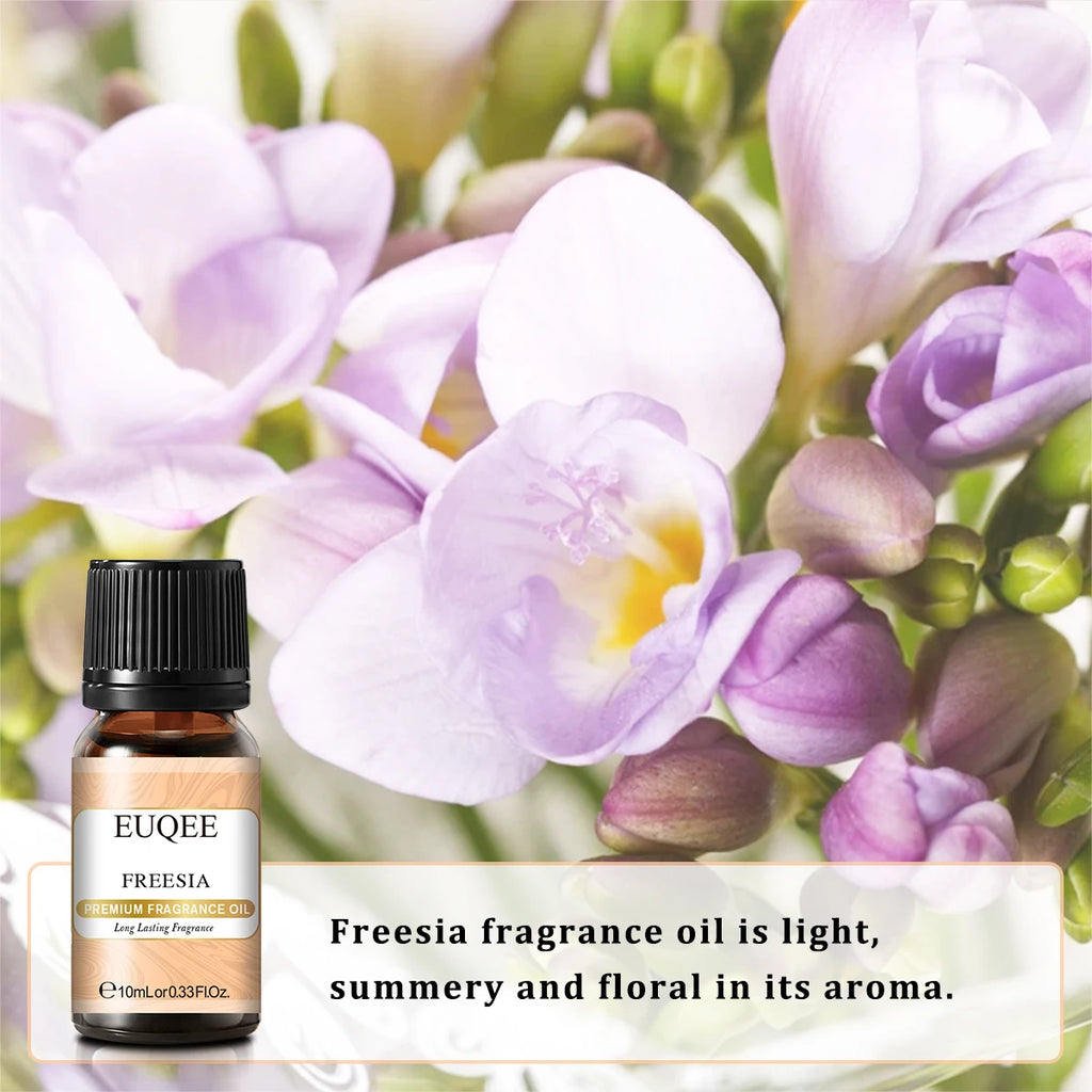 EUQEE 10ML Coconut & Vanilla Bubble Gum Fragrance Oil Coffee Pumpkin Pie Cedarwood Premium Aroma Oils For Making Candle,DIY Soap