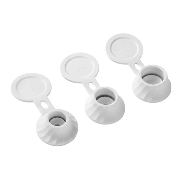Bottle Emptying Caps, 3/6pcs Adapters Transfer Connector, 3 Sizes Inverted Caps Flipping Bottle, Inverted bottle cap Get Every D