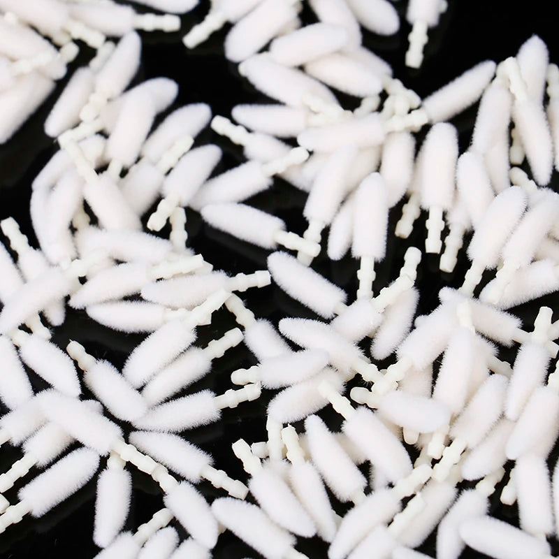 1000pcs Disposable Lip Brush Cotton Head Replacement Head for Lipstick Applicator Makeup Tool For Eyelashes Extension