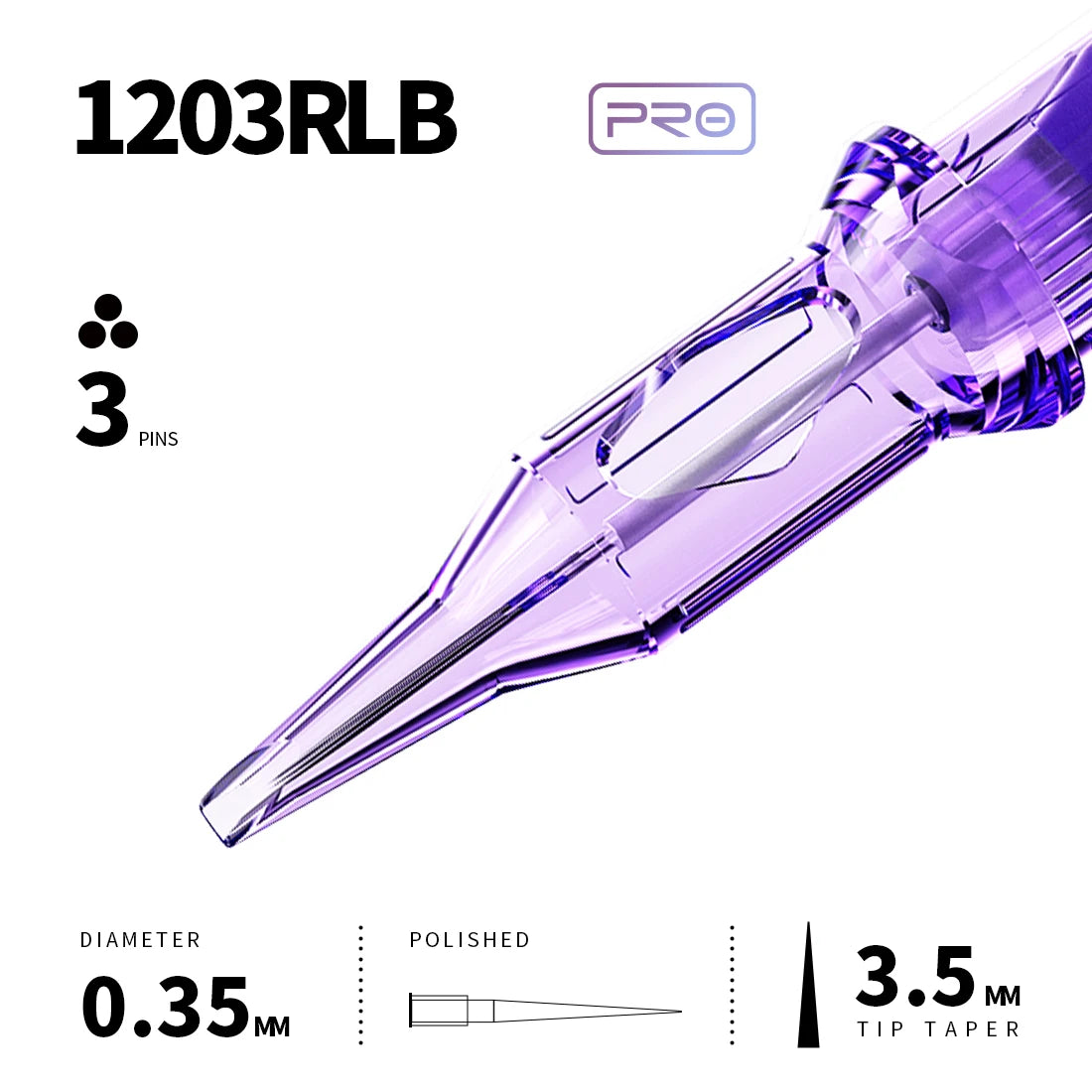 Mast Pro Tattoo Cartridge Needles PMU 1RL 3RL Precision for Tattoo Permanent Makeup Micropigmentation Eyelinver Lips Eyebrows