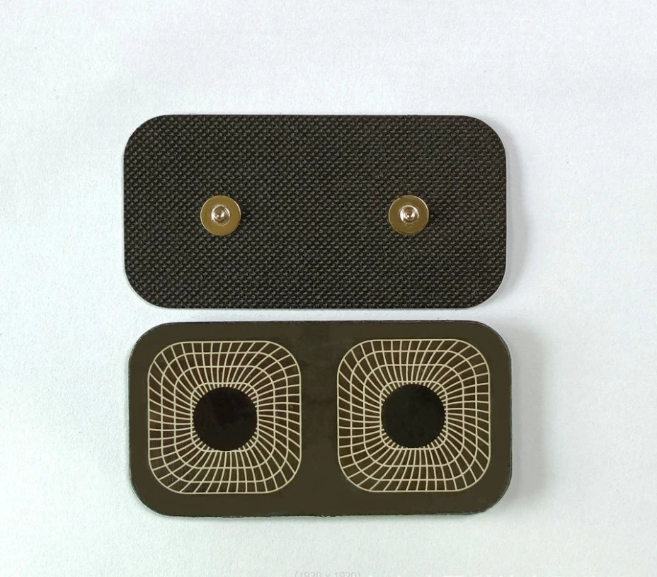 20pcs  New Self Adhesive TENS Electrode Square Larger Studded Pads for Compex Muscle Stimulator Machines