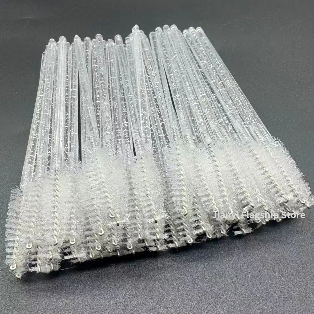 Disposable Crystal Eyelashes Brush Comb 50Pcs Eye Lashes Extension Mascara Wands Makeup Professional Makeup Beauty Tool