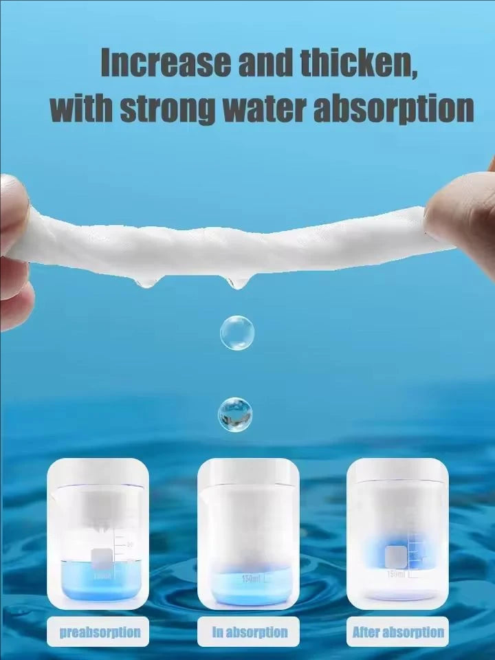 Reusable thickened face towel Travel cleanser, wet and dry makeup remover, cotton soft fabric Towel