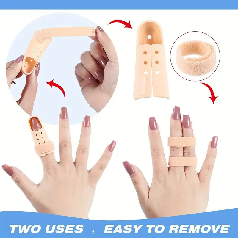 1pc Plastic Finger Splint For Trigger Finger, Thumb Splint Support Brace For Straightening & Injury Protection, Order A Size Up
