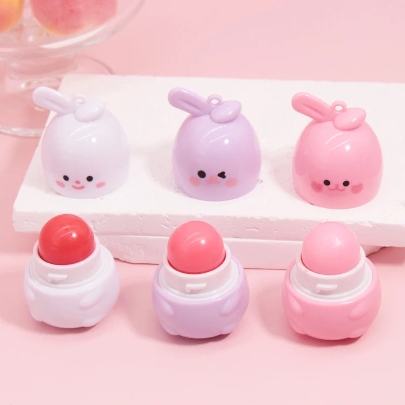 Goody Bunny Color-Changing Lip Balm Moisturizing Repairing Waterproof Lipstick Anti-Dry Cracking Temperature Change Color Lipstick