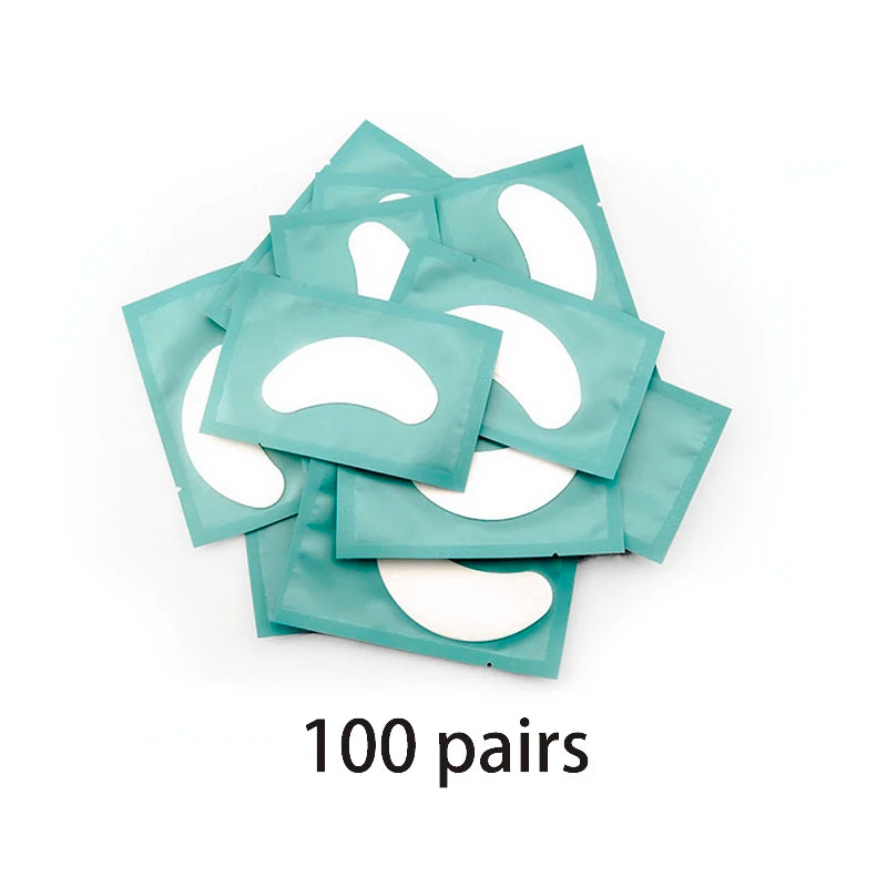 20/50/100pcs Eye Patches Eyelash Extension Under Eye Pads Makeup Eyelash Patches Tip Stickers Pads For Eyelash Extension Makeup