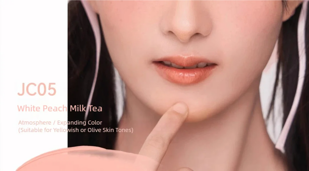 AZTK JC04 Water To Powder Liquid Blush Soft Matte Natural Flush Brightening Cheek Tint Lightweight Blendable Waterproof Makeup