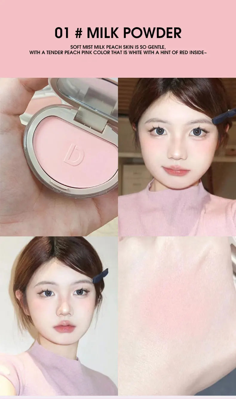DaimAnpu monochrome honey powder powder blusher, high gloss, natural brightening, rouge setting, powder blusher cream