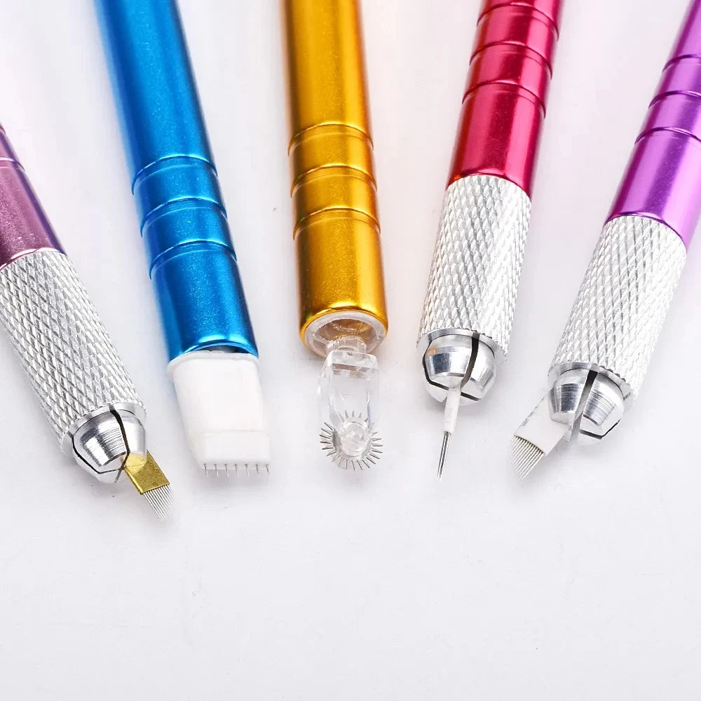 1pcs Manual Tattoo Pen Permanent Makeup Machine Microblading Pen for Lip Tattoo and Eyebrow Tattoo Tebori Pen for Tattoo Artist