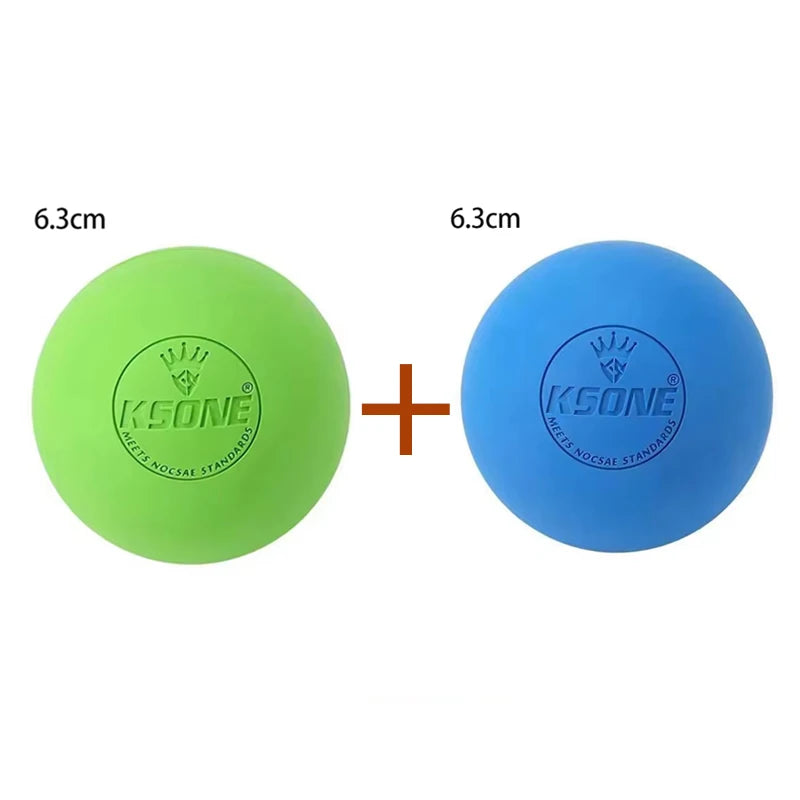 Rubber Fascia Massage Ball Lacrosse Balls Yoga Fitness Exerciser Deep Tissue Muscle Relaxation Foot Back Shoulder Healt Care