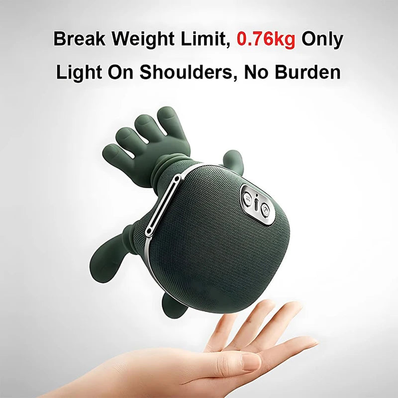 2026 Bionic Neck Shoulder Massager N7 Kneading Massager Shawl 3-Level Modes Neck Cervical Waist Leg Body Muscles Massage Pillow