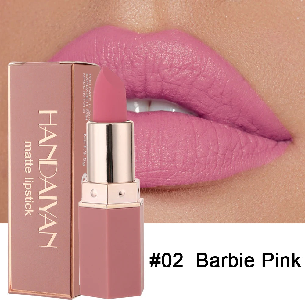 12-Color Matte Lipstick , Non-Fading, Non-Stick Cup Long-Lasting Velvet Finish, Smooth Matte Lip Color Waterproof Smudge-proof