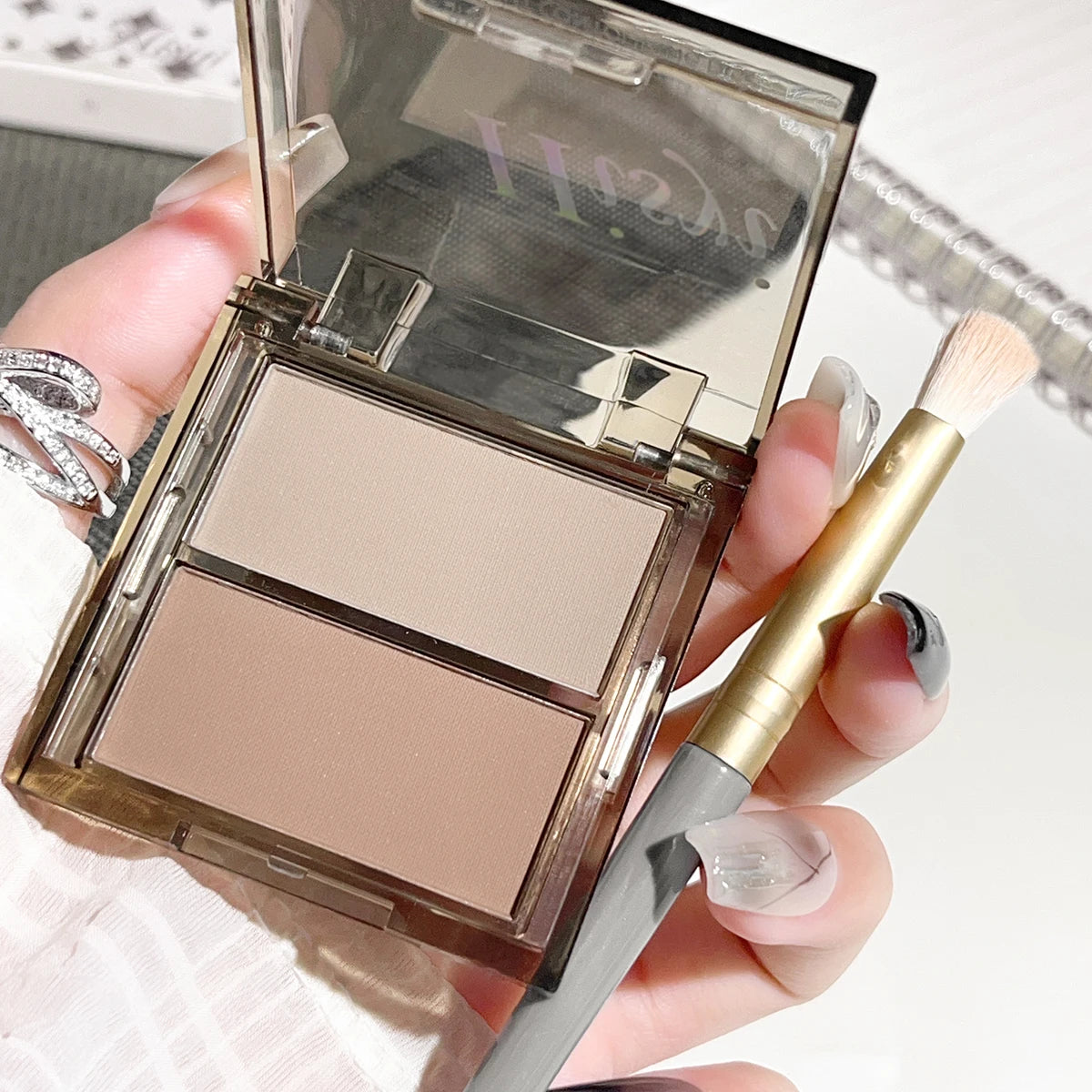 Repair plate High-light repair plate Integrated plate Matte pearl light brightening natural three-dimensional shadow plate