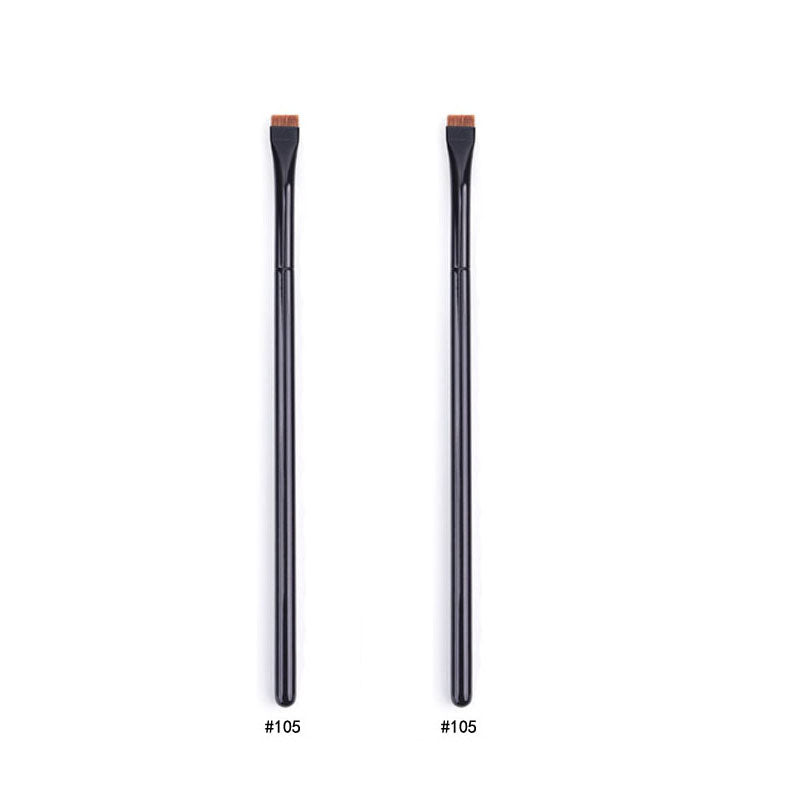 Karsyngirl 1/2/3Pcs Professional Eye Makeup Brush Flat Eyeliner Brush Eyebrow Application Lip Makeup Brush Eye Patch Makeup Tool