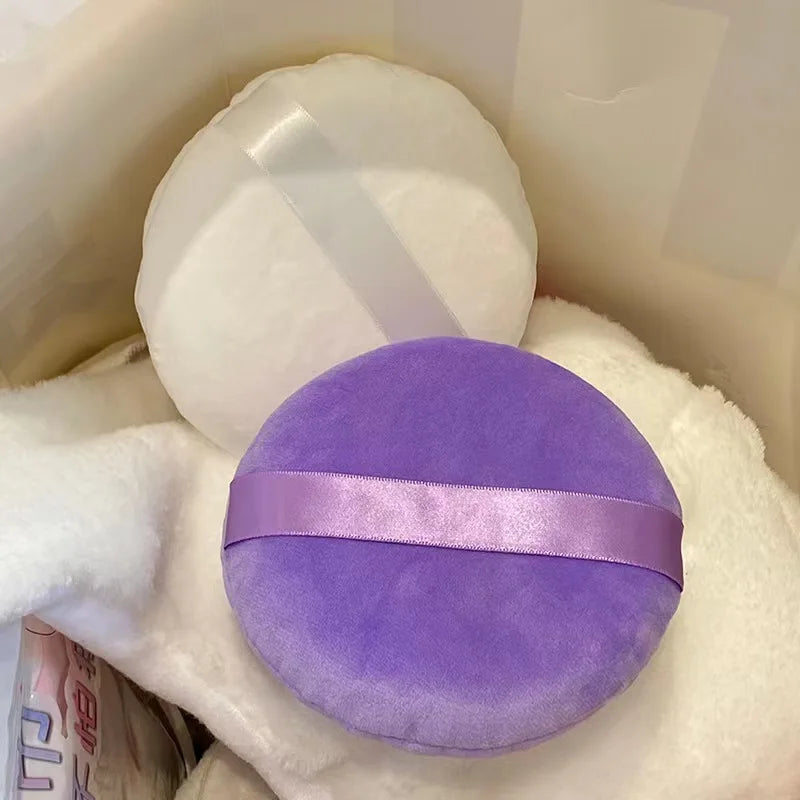 Extra Large Jumbo Size Body Power Puff Applicator For Loose Mineral Makeup Sponges Puffs Natural Smooth Cosmetic Puffs