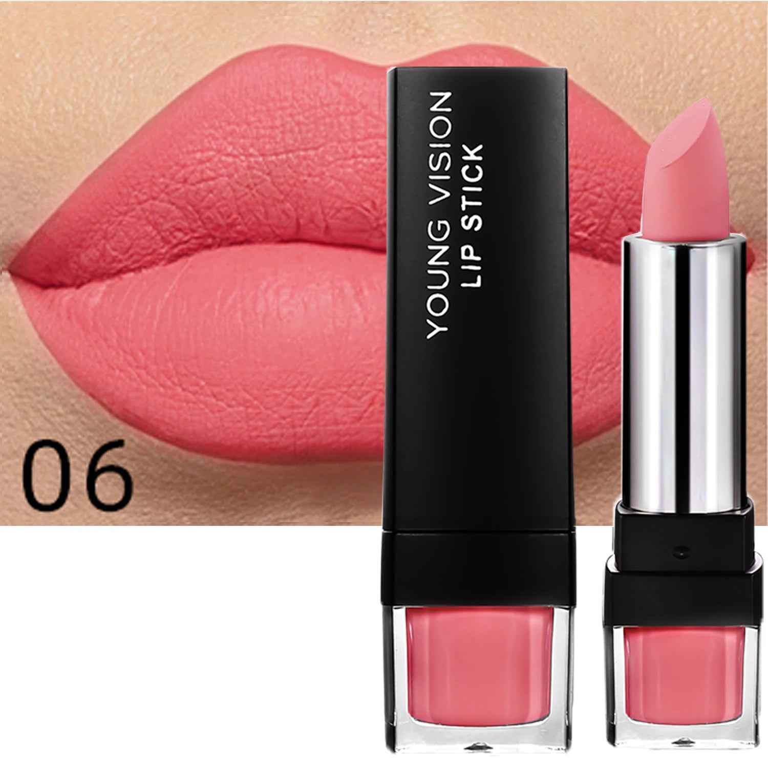 12-Color Matte Lipstick , Non-Fading, Non-Stick Cup Long-Lasting Velvet Finish, Smooth Matte Lip Color Waterproof Smudge-proof