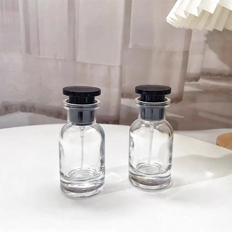 5PCS 30ml Perfume Bottle Spray High-end Glass Portable Travel High-end Perfume Bottle Empty Containers