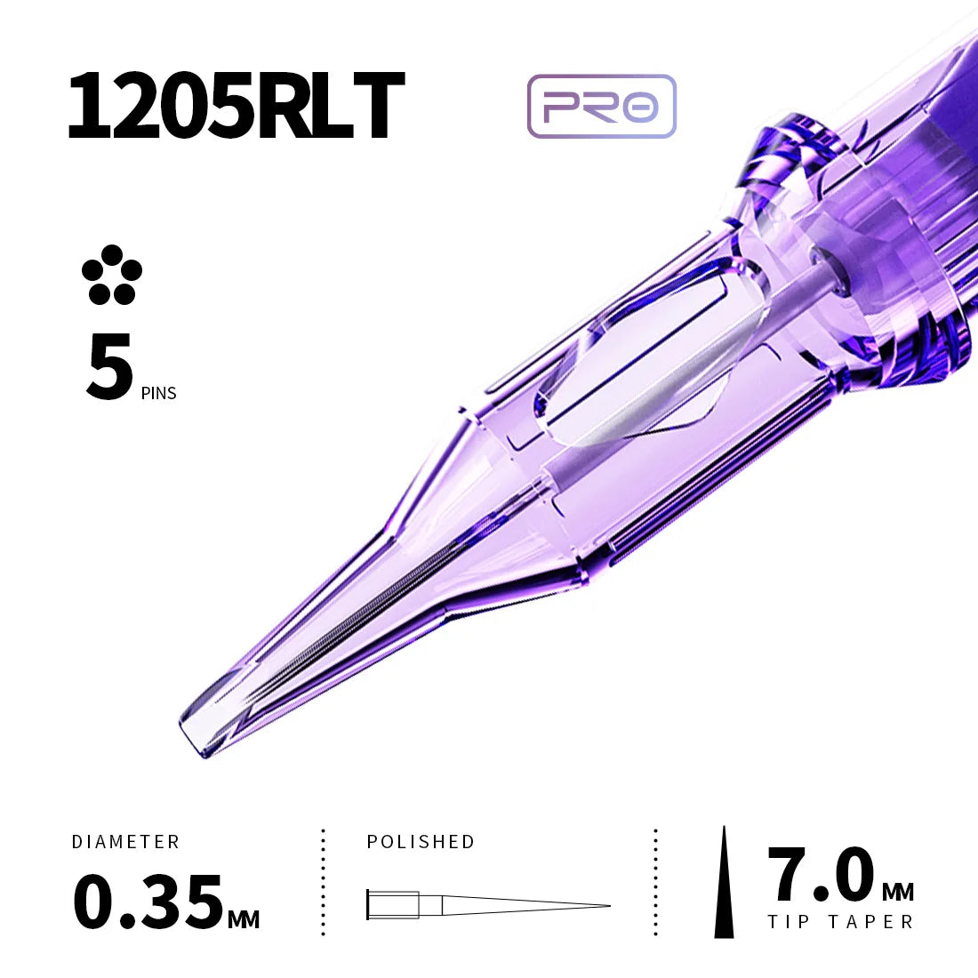 Mast Pro Tattoo Cartridge Needles PMU 1RL 3RL Precision for Tattoo Permanent Makeup Micropigmentation Eyelinver Lips Eyebrows
