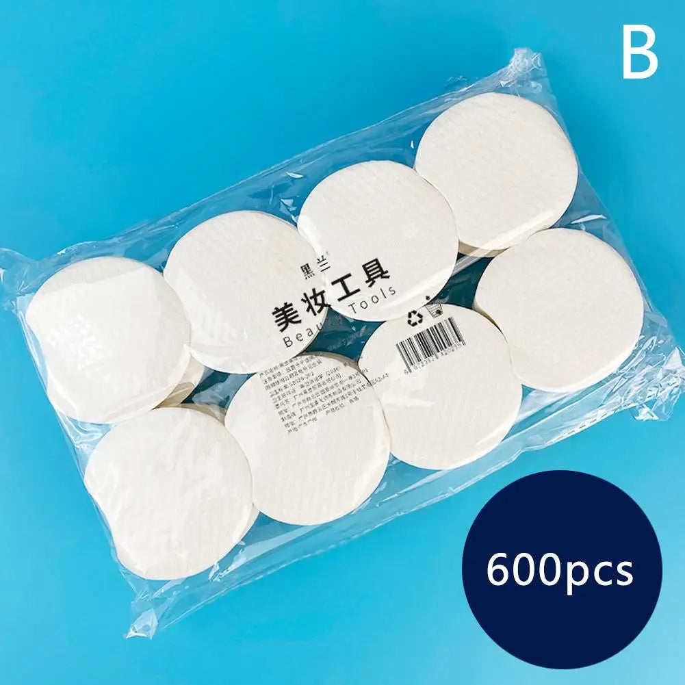 300/600/1200Pcs Pearl Pattern Makeup Remover Cotton Facial Cleaning Thick Cotton Pad Women Travel Makeup Remover For Dry Wet Use