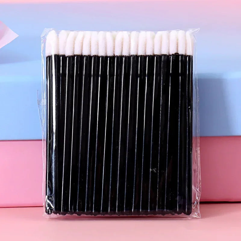 50/100PCS Wholesale Lipstick Gloss Wands  Perfect Best Make Up Applicator Hotting makeup  Disposable Lip Brush Women Accessories