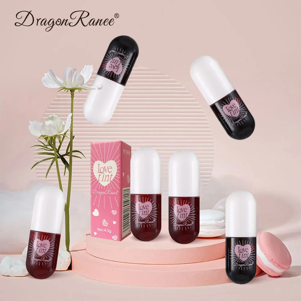 Lip Dye Liquid Lip Glaze Cute Waterproof Non-Stick Liquid Lipstick 6 Colors Available
