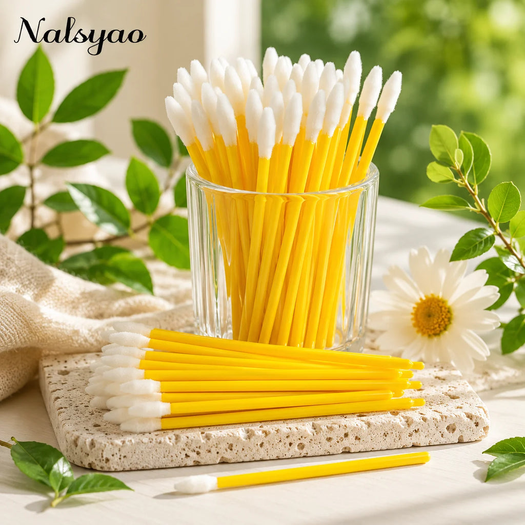 500/1000PCS Lip Wands Applicators Disposable Lip Brush Lipstick Brush Lip Gloss Applicator Wands Makeup Applicator Beauty Tools