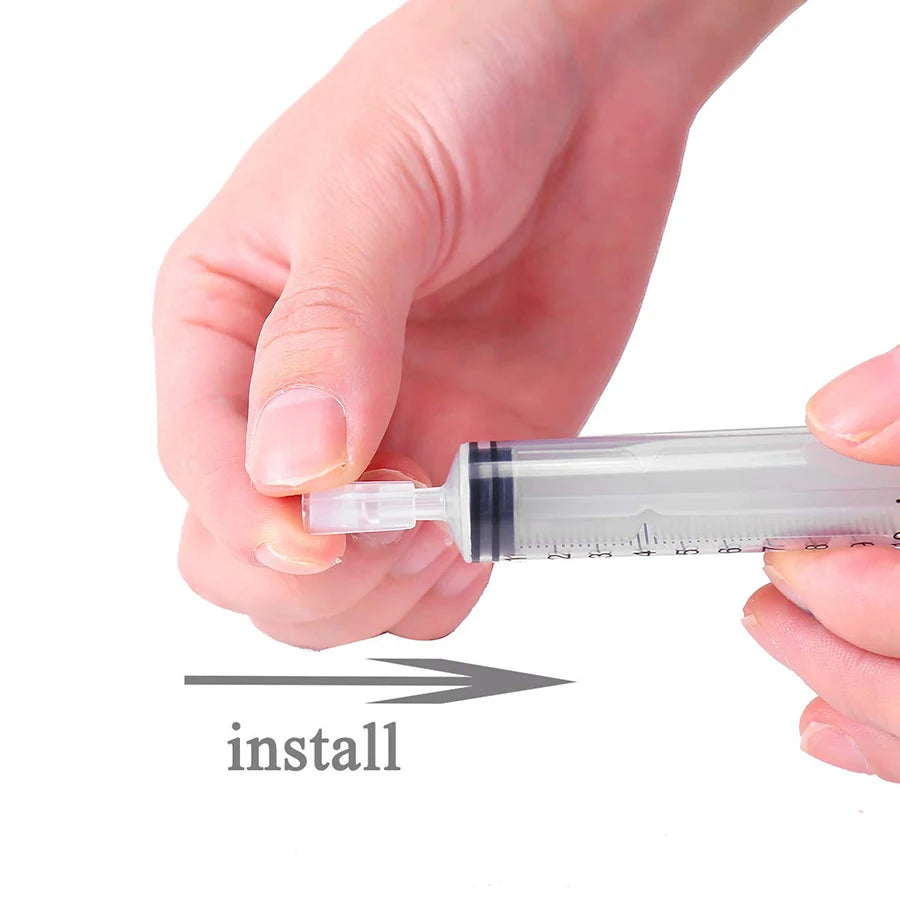 12-piece perfume dispenser set - 2 syringes, 2 pipettes, 2 perfume separators, 2 converters, 2 funnels, 2 spring-loaded pipettes